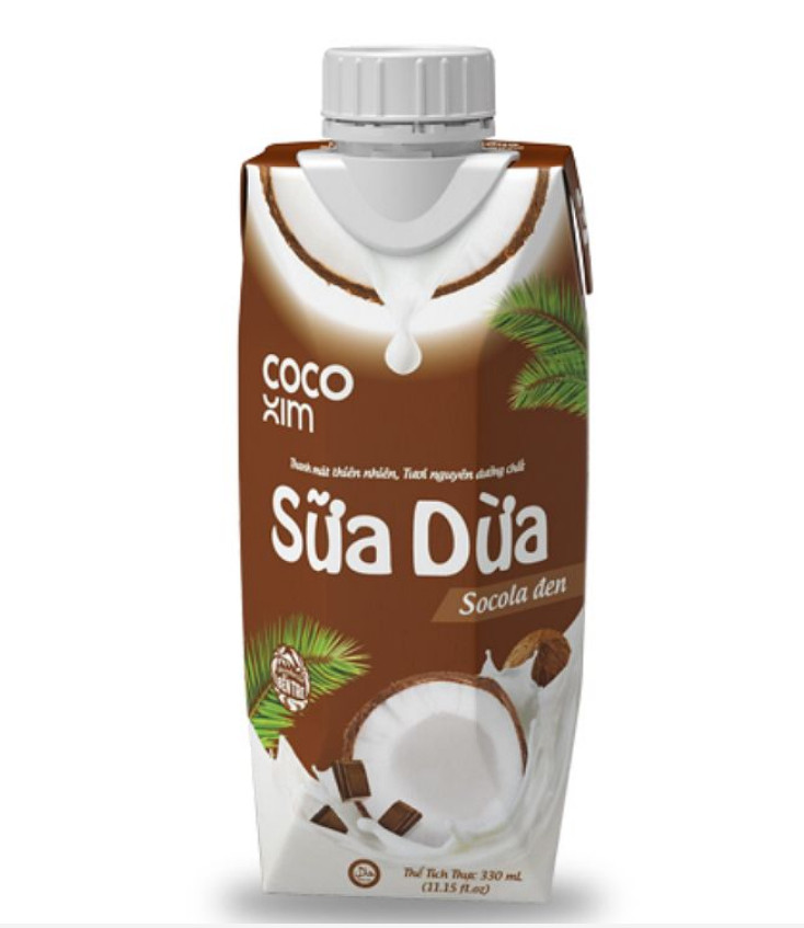 [해외] [해외] [COCOXIM] 코코샴 코코넛 초콜릿 우유 베트남 건강 주스 식품COCONUT CHOCOLATE MILK 330ML