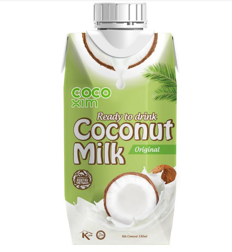 [해외] [해외] [COCOXIM] 코코샴 코코넛 밀크 오리지널 베트남 건강 주스 식품 COCONUT MILK ORGINAL 330ML