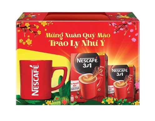 [해외] [해외] [NESCAFE] 네스카페 설날 세트 오리지널 맛의 3 IN 1 베트남 인스턴트 커피 2박스 (2박스 X 20팩)